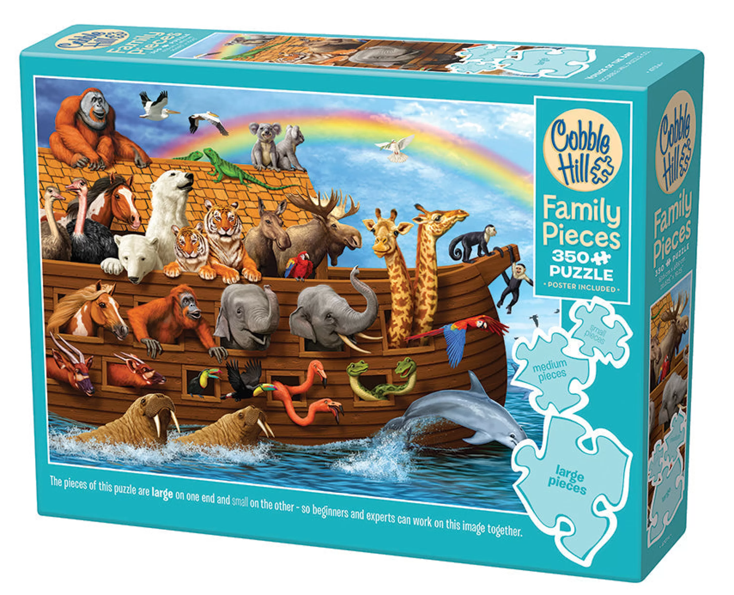 Wildlife^Cobble Hill Puzzles Voyage Of The Ark (Family) | Family Pieces 350