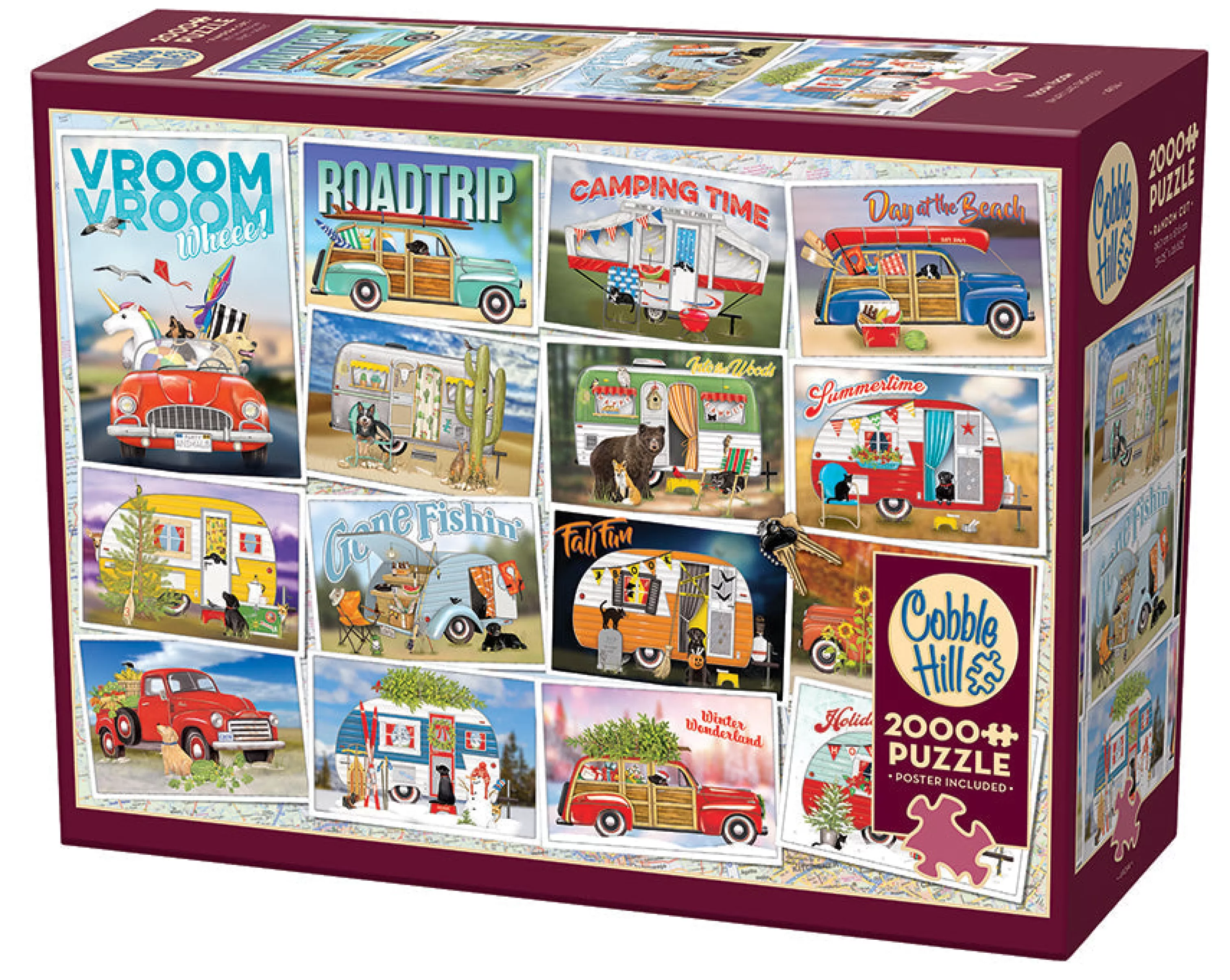 Christmas^Cobble Hill Puzzles Vroom Vroom | 2000 Piece