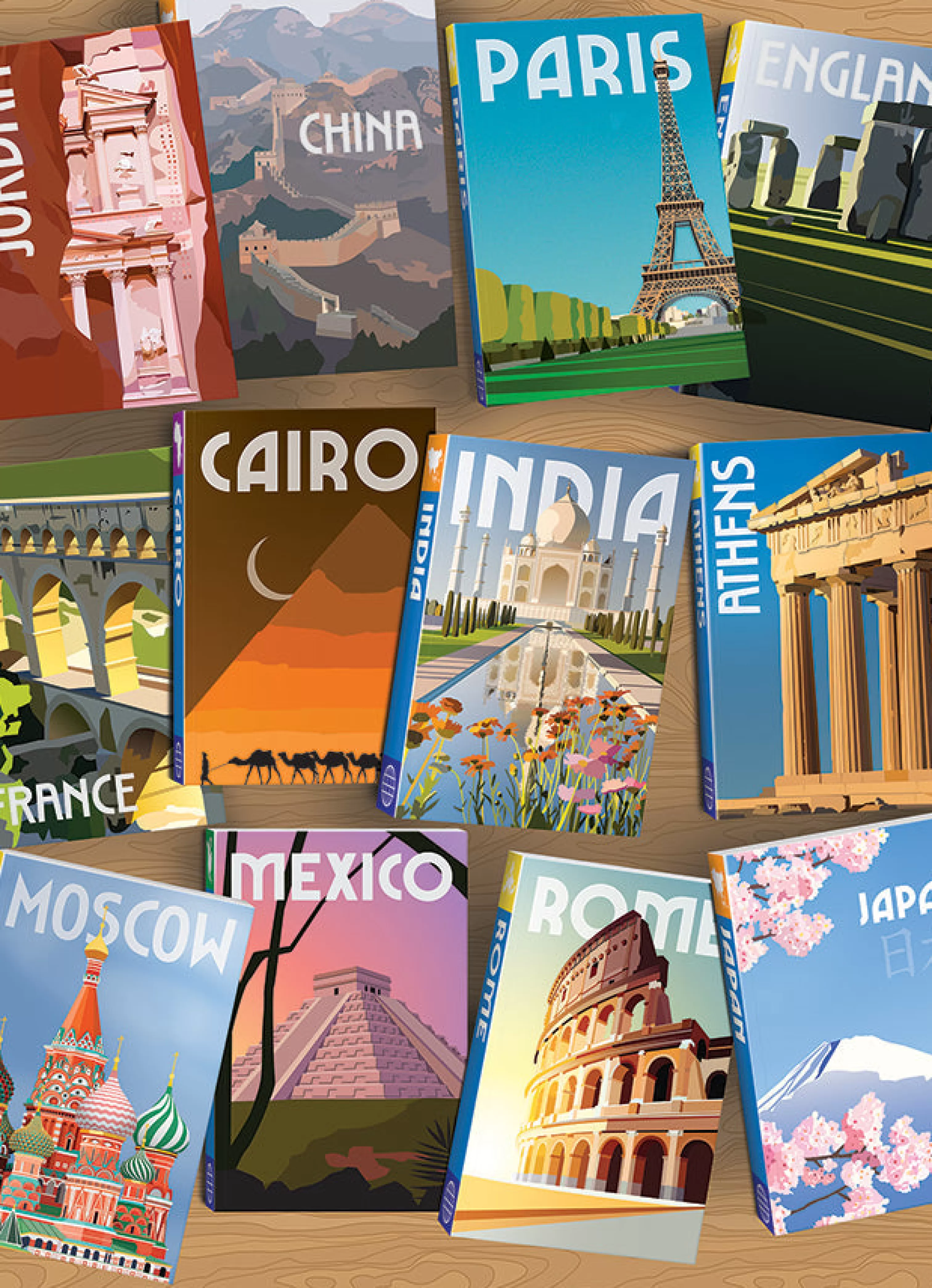 Travel Inspiration^Cobble Hill Puzzles Where To Next? | 1000 Piece