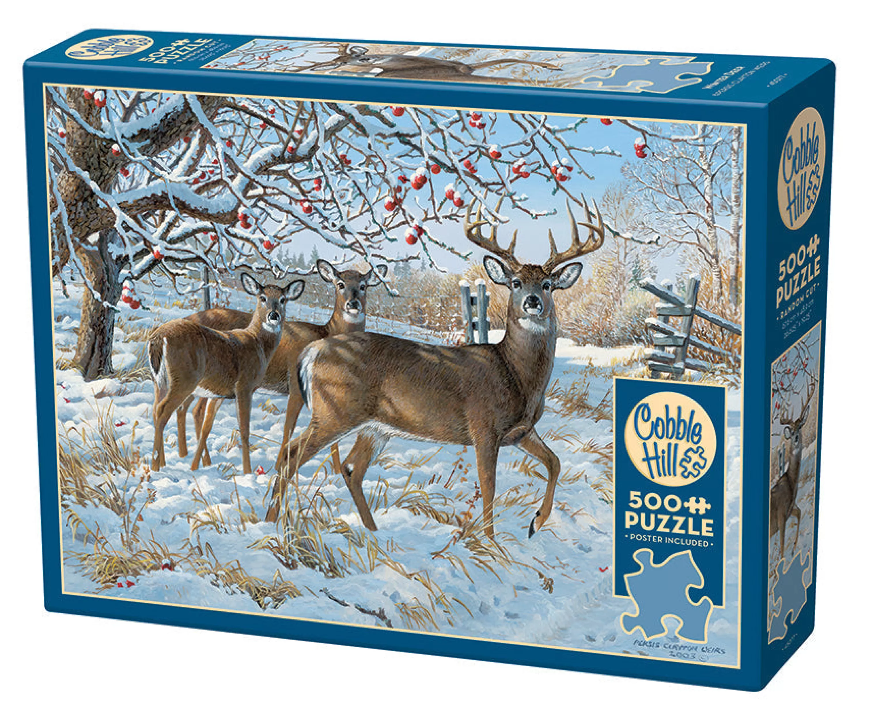 Wildlife^Cobble Hill Puzzles Winter Deer | 500 Piece